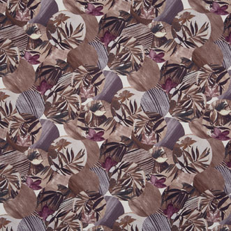 Osaka, Plum - Fabric Only